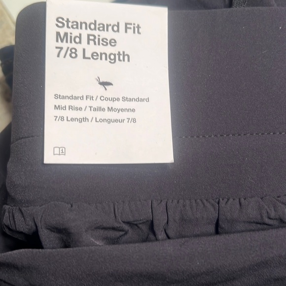 New Nike Bliss Luxe Pants lightweight layer stretches Mid Rise 7/8 Length 2X NWT - Picture 10 of 13